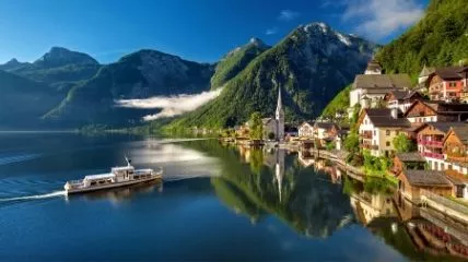 A beautiful view of Austria and it is a beautiful country in Europe