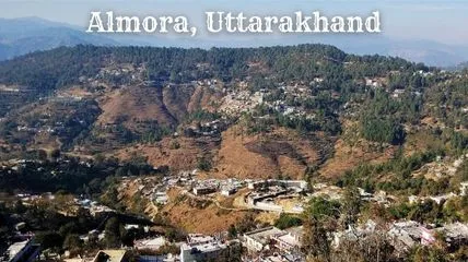 A beautiful view of nature from Almora, Uttarakhand.