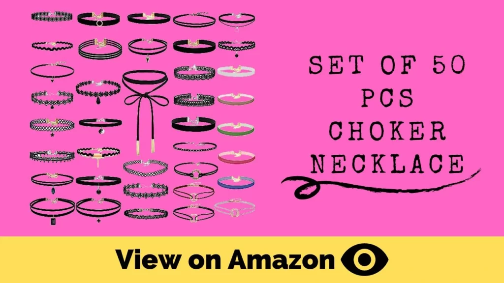 50pcs of Black Choker Necklaces For Teen Girls and Women