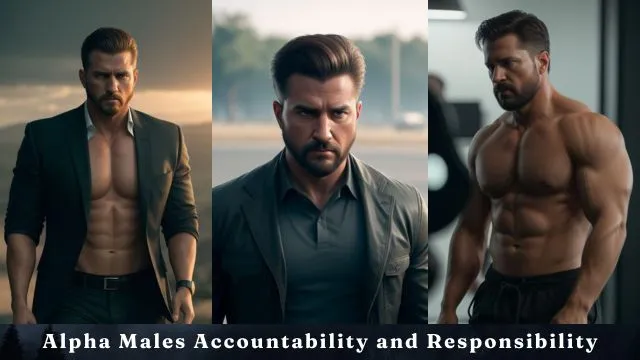 Alpha males showing accountability and responsibility.